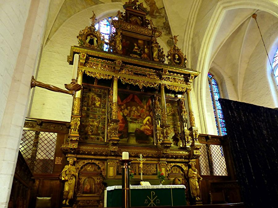 Flensburg - Church of St. Mary; Renaissance High Altar