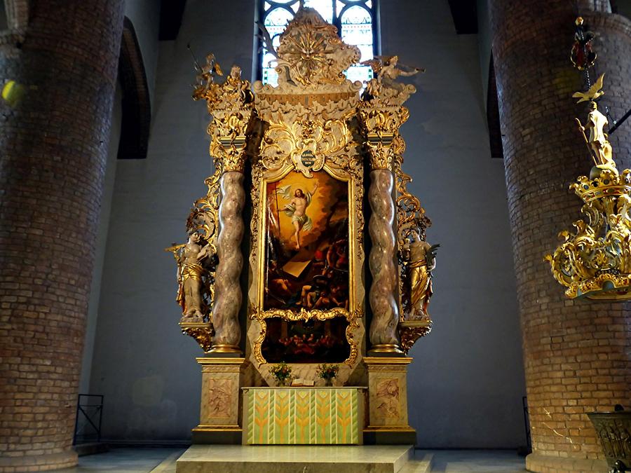 Flensburg - Church of St. Nicholas; Rococo High Altar