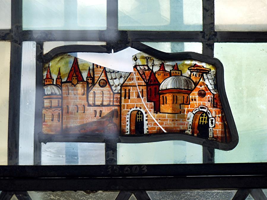 Gottorf Castle - Bay; Stained-glass Window