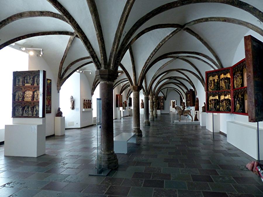 Gottorf Castle - Gothic Hall with Medieval Art