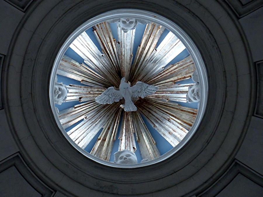 Fulda - Cathedral; Roof Latern with Holy Spirit