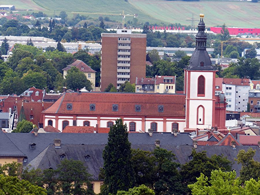 Fulda - View of the Parish Church of Saint Blaise
