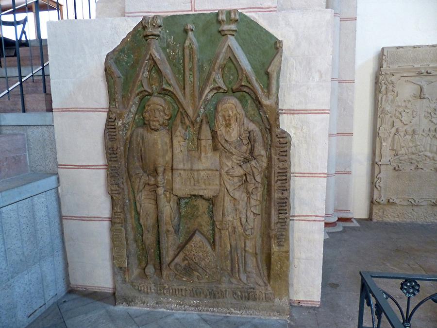 Hamelin - Saint Boniface Minster; Founder's Stone, 14th Century