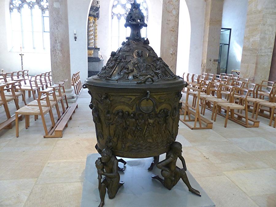 Hildesheim - Cathedral; Baptismal Font (Bronze), 13th Century