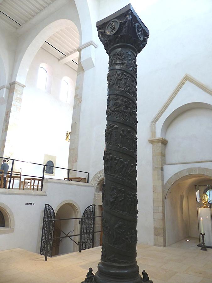 Hildesheim - Cathedral; Christ Column, donated by Bishop Bernward