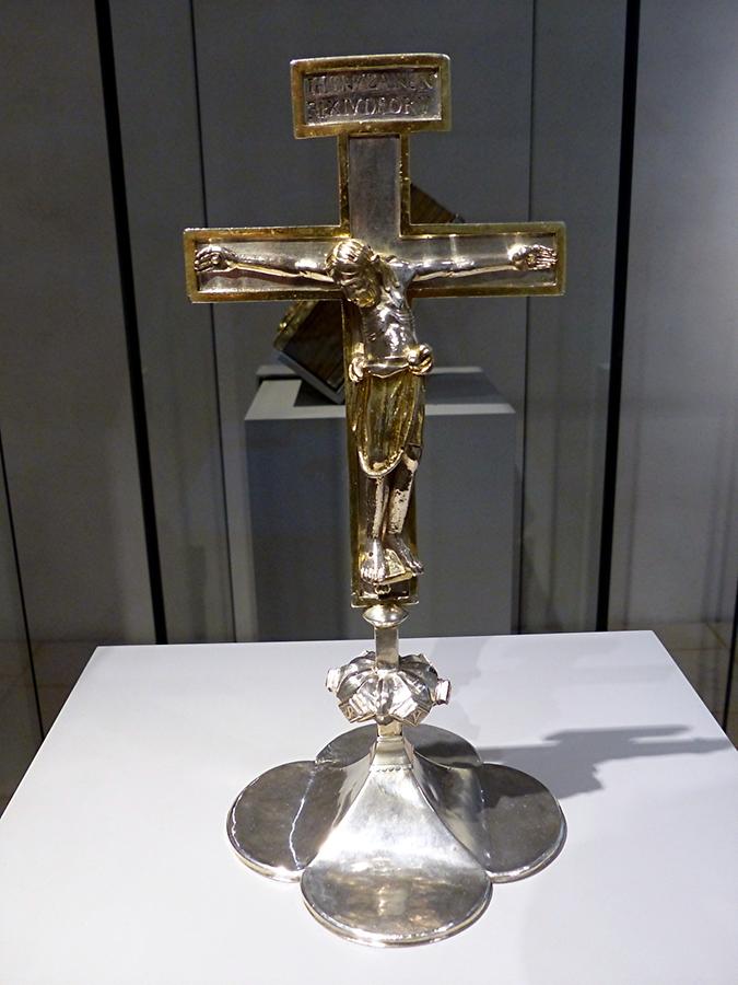 Hildesheim - Cathedral Museum; Silver Cross of Bernward, around 1015