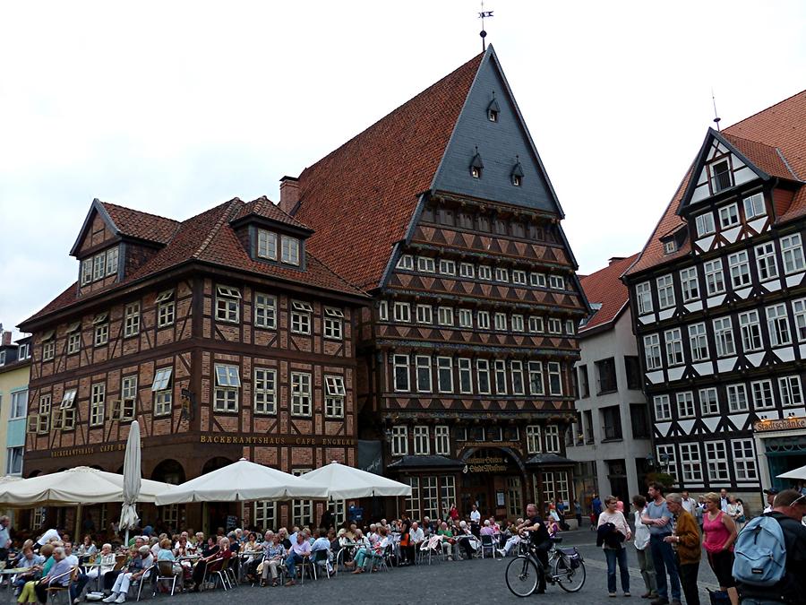 Hildesheim - Historic Market Place; Butchers' Guild Hall (1529), Municipal Museum