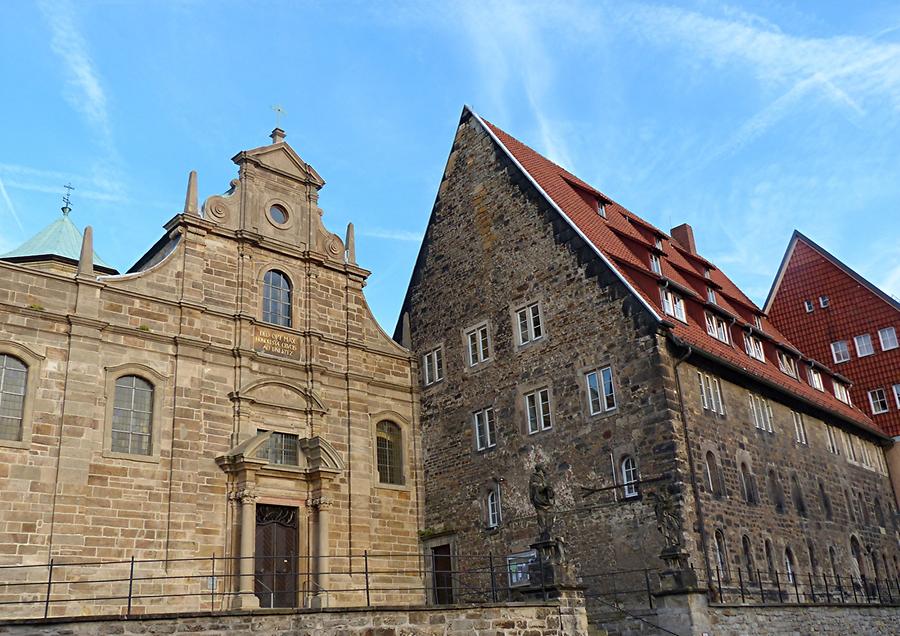 Hildesheim - Holy Cross Church and 'Choralei', around 1200