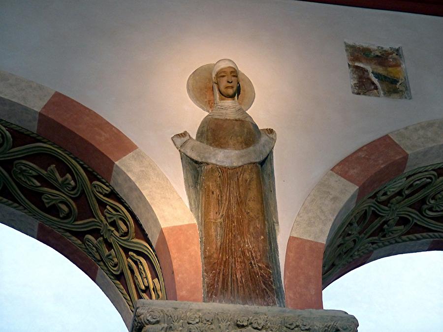 Hildesheim - St. Michael's Church; Late Romanesque Figure of a Woman (12th Century)