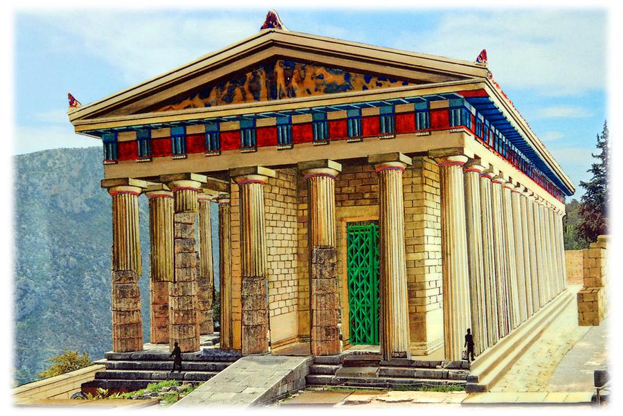 Apollo Temple Delphi Reconstruction