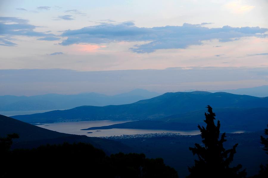Sunset in Delphi