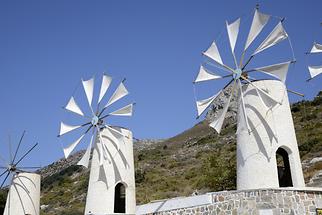 Lasithi Plateau - Typical Windmills