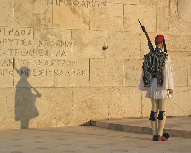Soldier in Syntagma Square, Athens