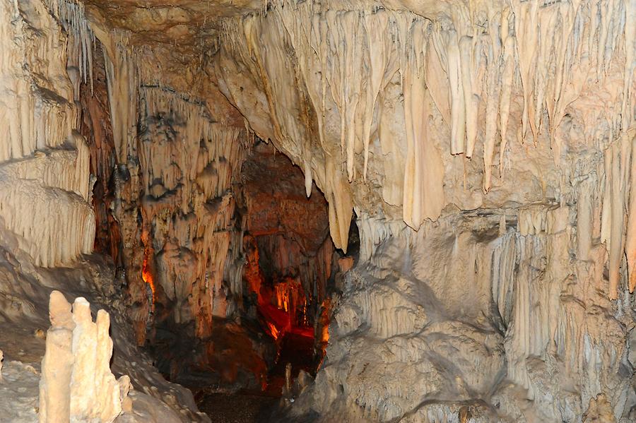 Dripstone cave in Perama