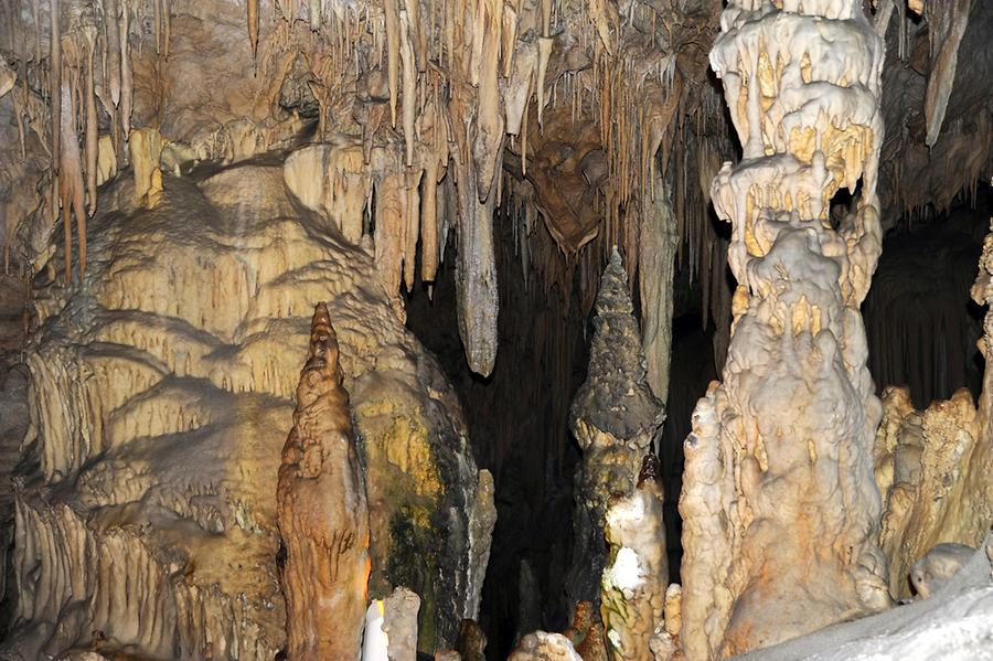 Dripstone cave in Perama