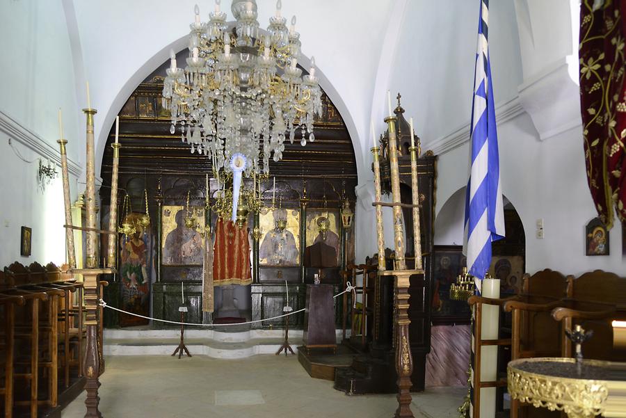 Pyrgos - Church of Agios Nikolaos; Inside