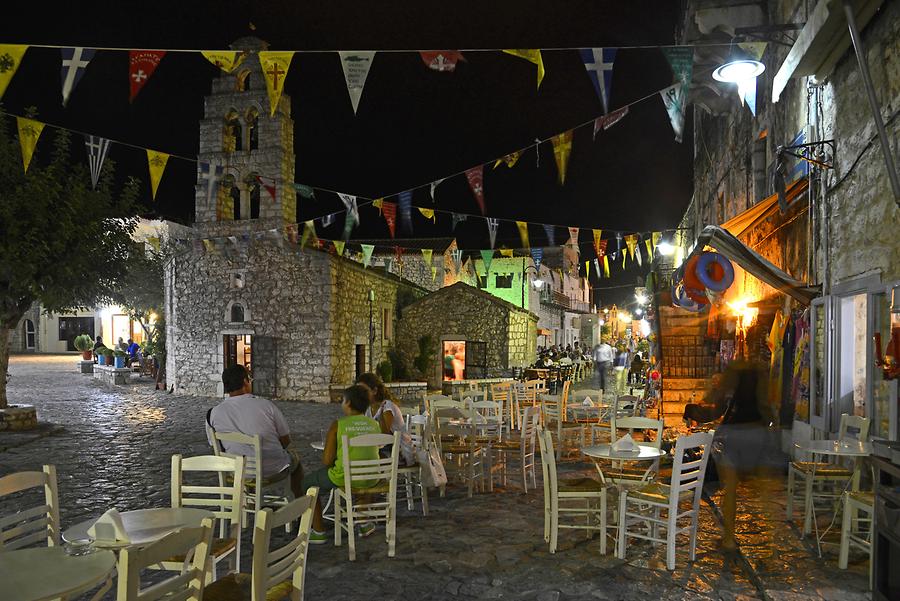 Areopoli at Night