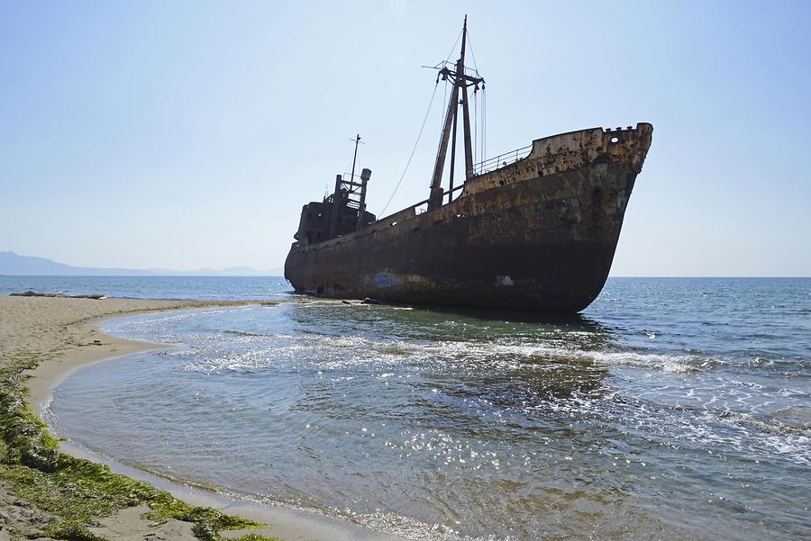 Shipwreck at Gytheio