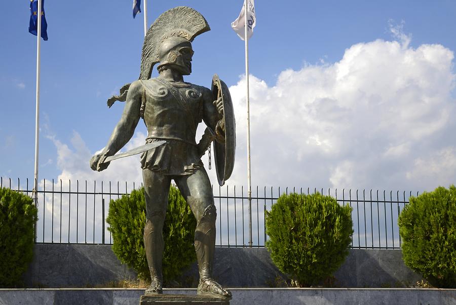 Statue of a Spartan Soldier