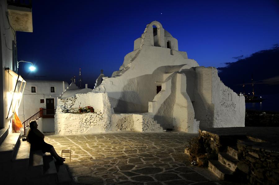 Mykonos Town at Night