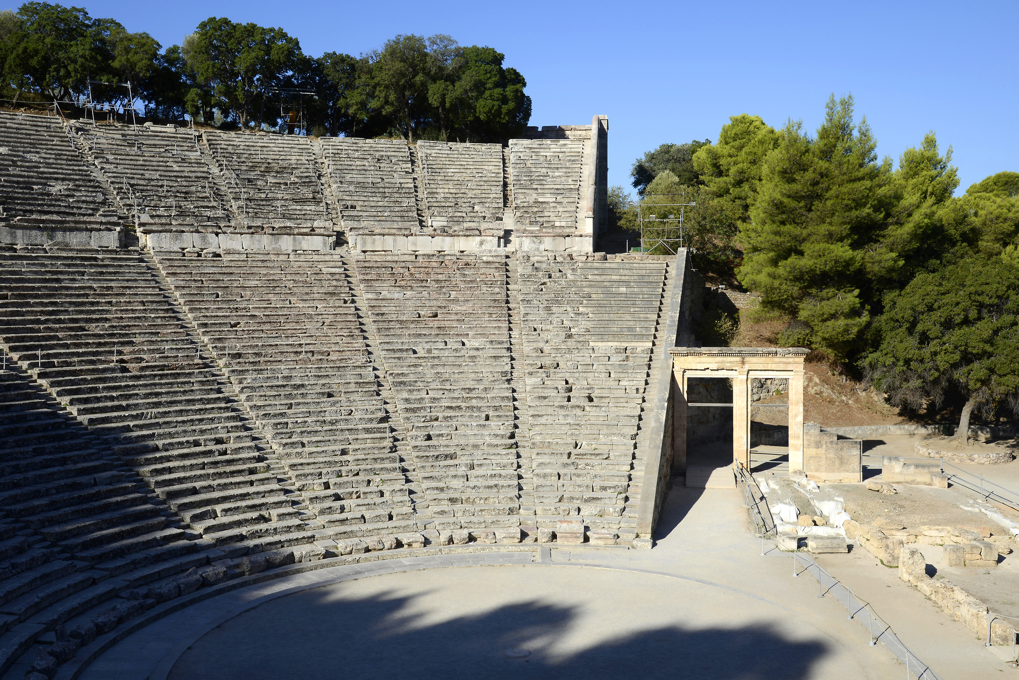 Ancient Theatre Of Epidaurus 3 Nauplia Pictures Greece In 