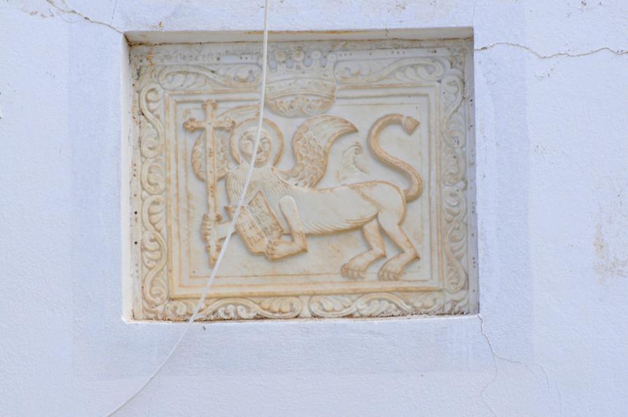 Antiparos - Kastro; Lion of Saint Mark