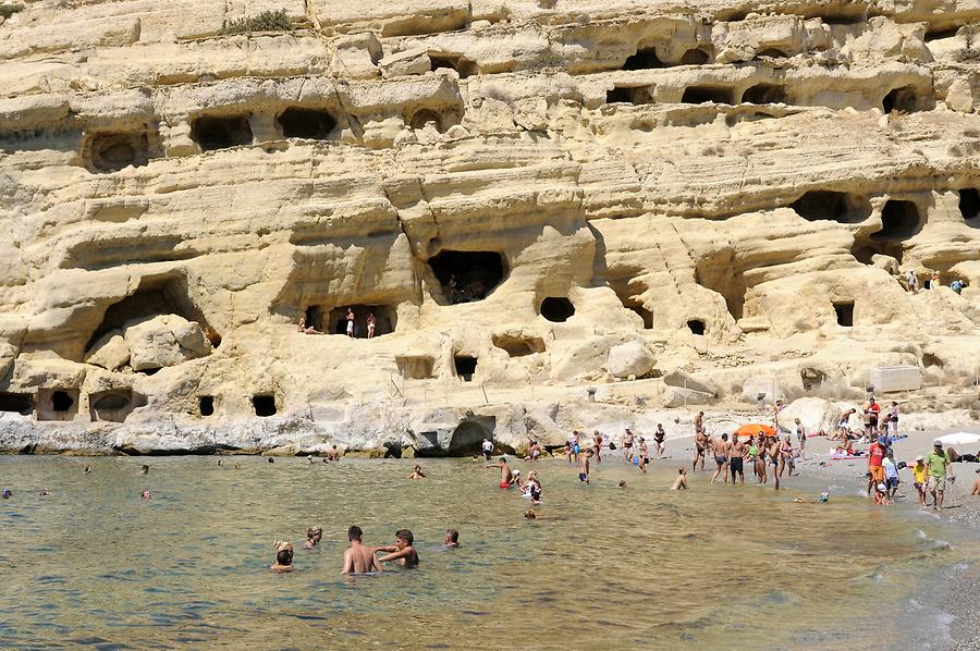 Matala - Beach and Caves