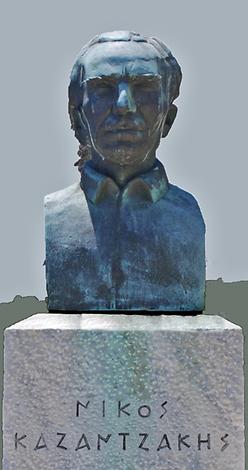 Nikos Kazantzakis, Autor of 'Alexis Sorbas' is buried in Iraklion