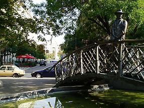 A monument in Budapest