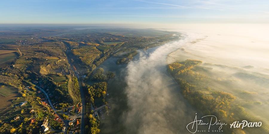 Danube river, Paks, Hungary, © AirPano 