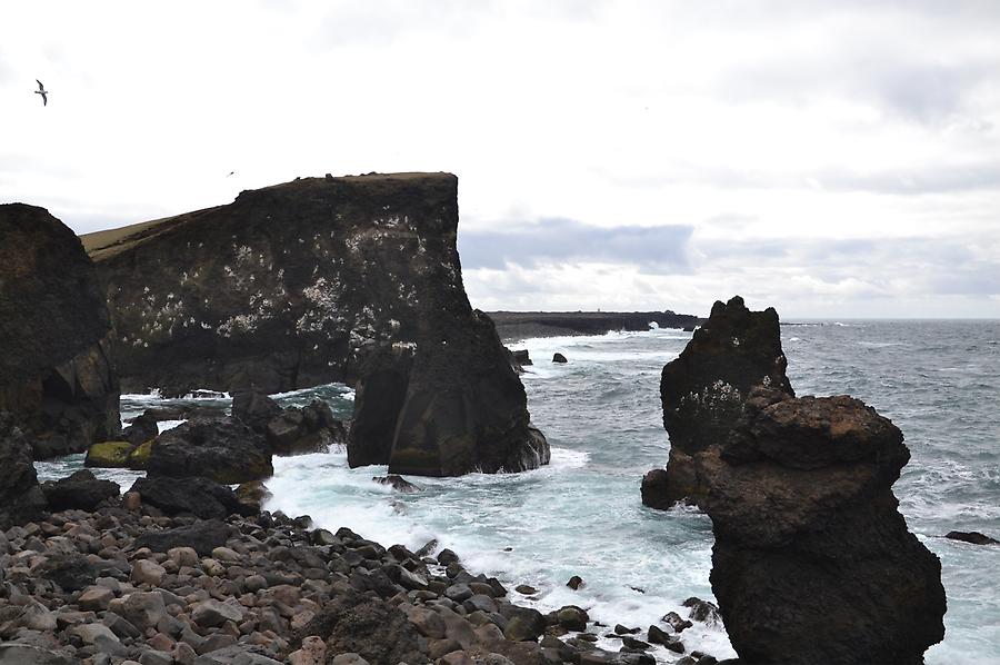 Cliffs near Reykjanesviti