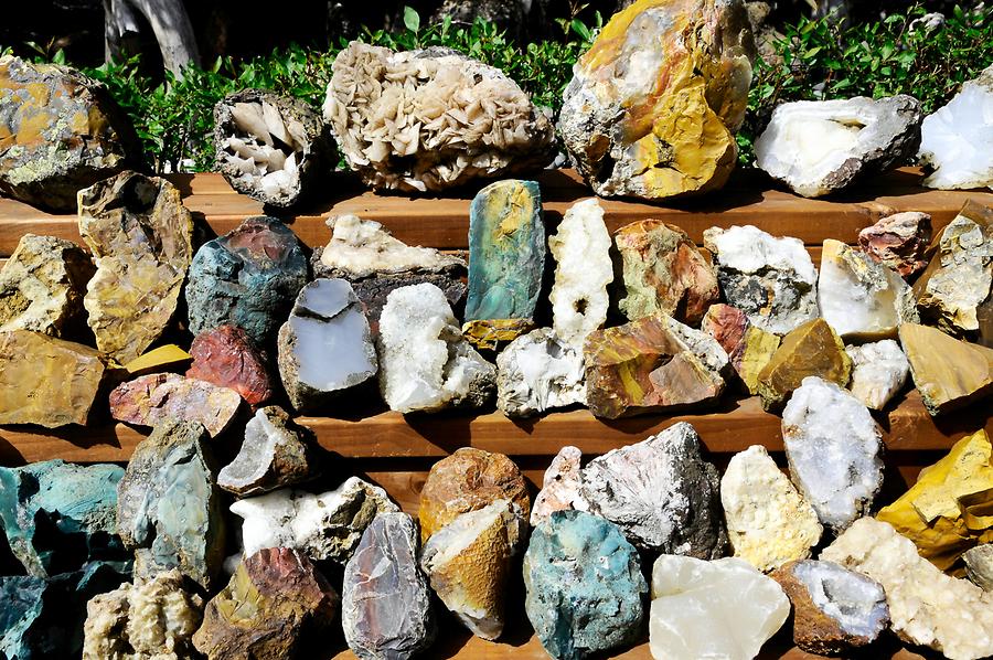 Petra's Collection of Minerals
