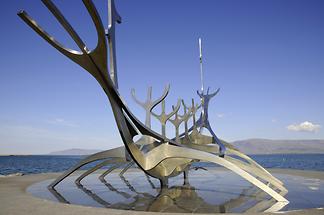 Sculpture of a Viking Ship