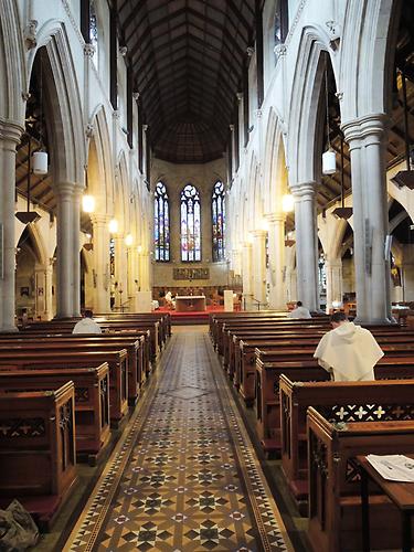 Saint Saviour`s, view from the inside