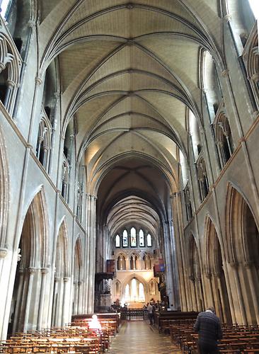 St. Patrick`s Cathedral, view from the inside