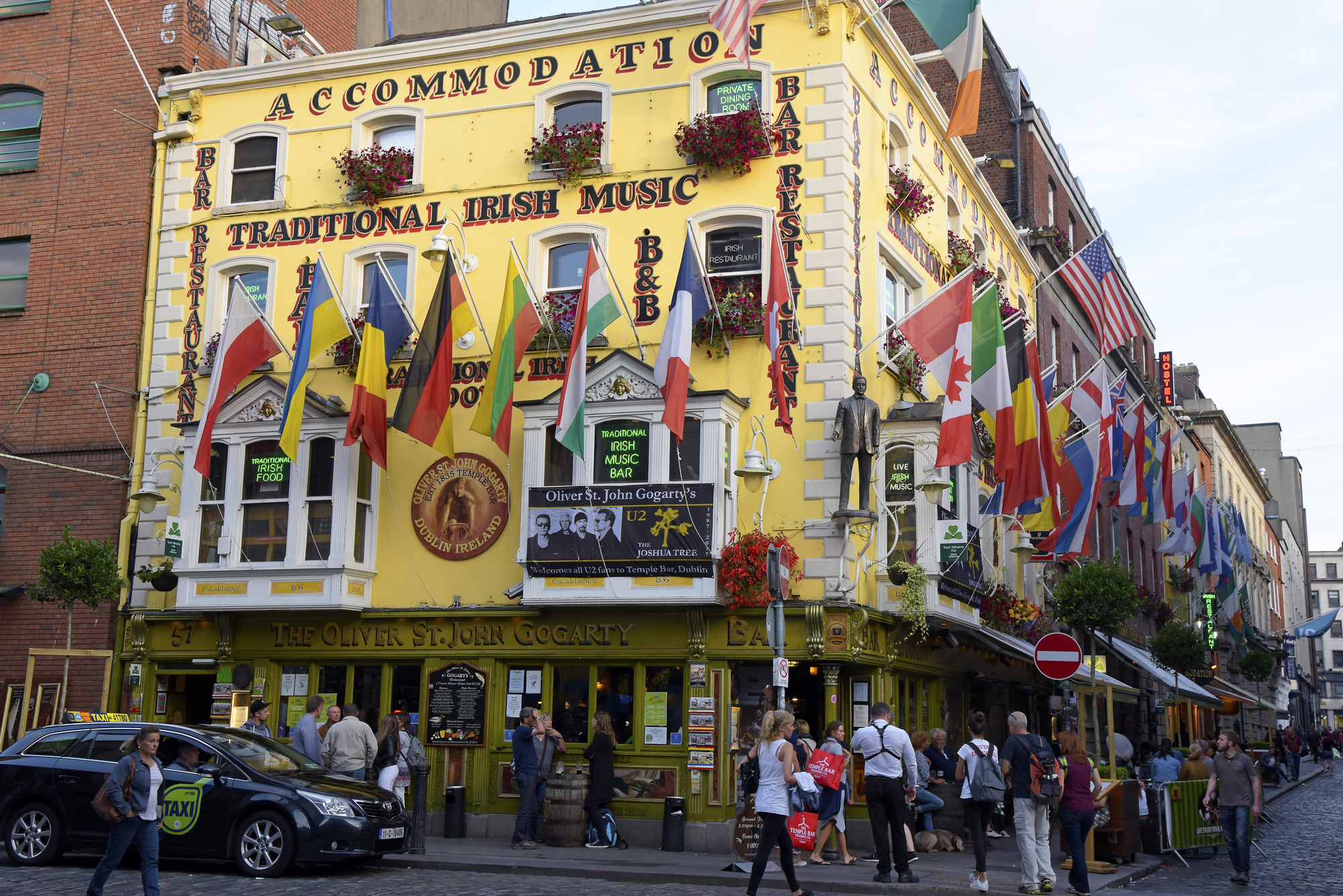 Temple Bar Area 3 Dublin Pictures Ireland In Global Geography