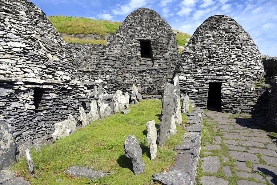 Skellig Michael - Monastery; Dry Stone Huts