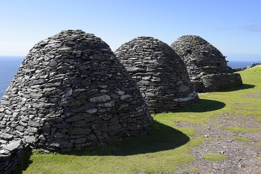 Skellig Michael - Monastery; Dry Stone Huts