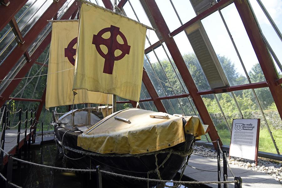 Craggaunowen Open Air Museum - Currach Boat Type