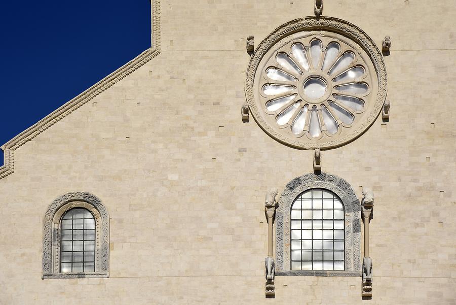 Trani - Cathedral; Façade Detail