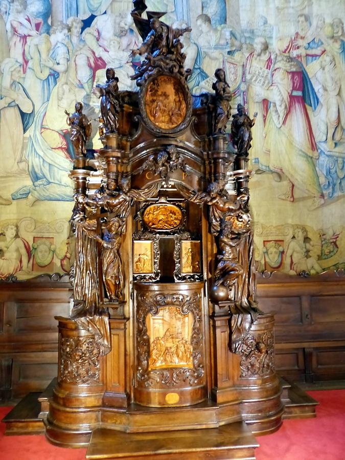 Bergamo - Sta. Maria Maggiore, Baroque Confessional Box