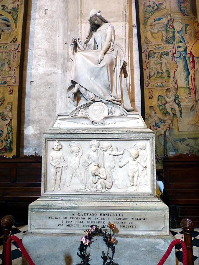 Bergamo - Sta. Maria Maggiore, Grave of Gaetano Donizetti