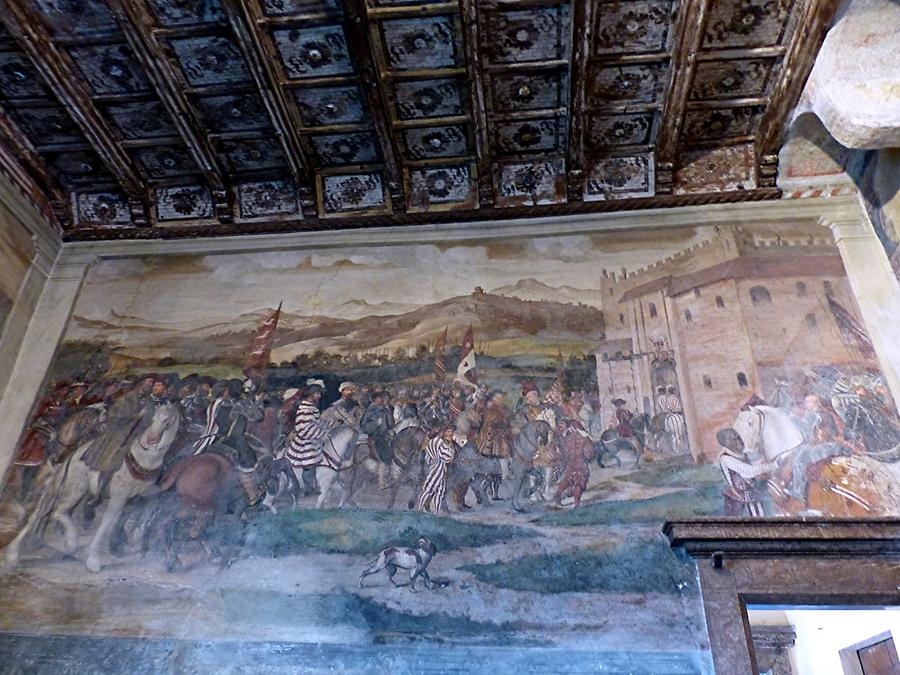 Malpaga Castle - Frescoe