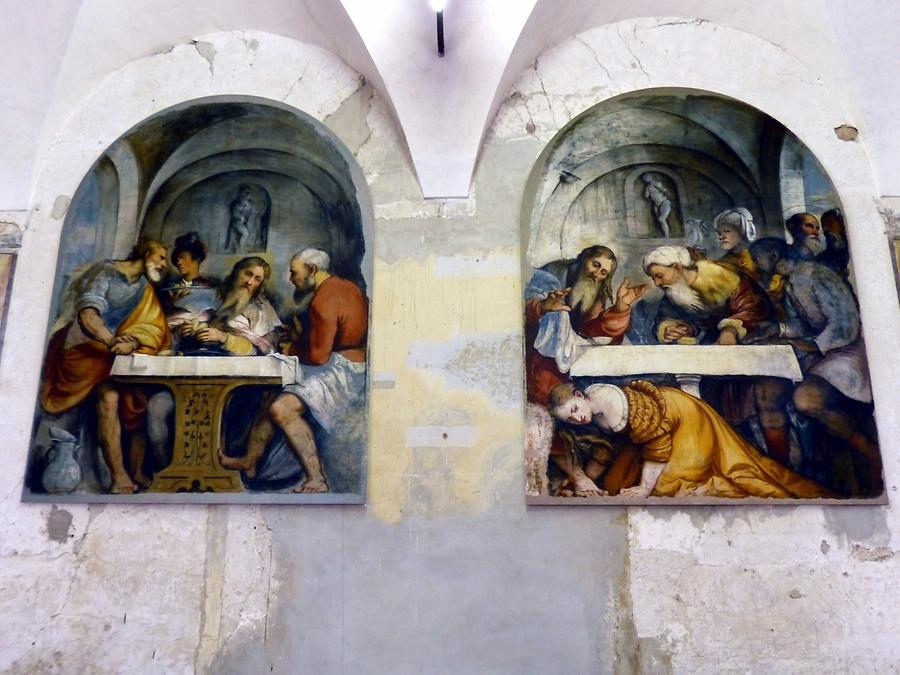 Abbey of St. Nicholas - Third Cloister, Frescoes