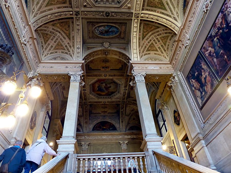 Brescia - New Town Hall, Grand Staircase