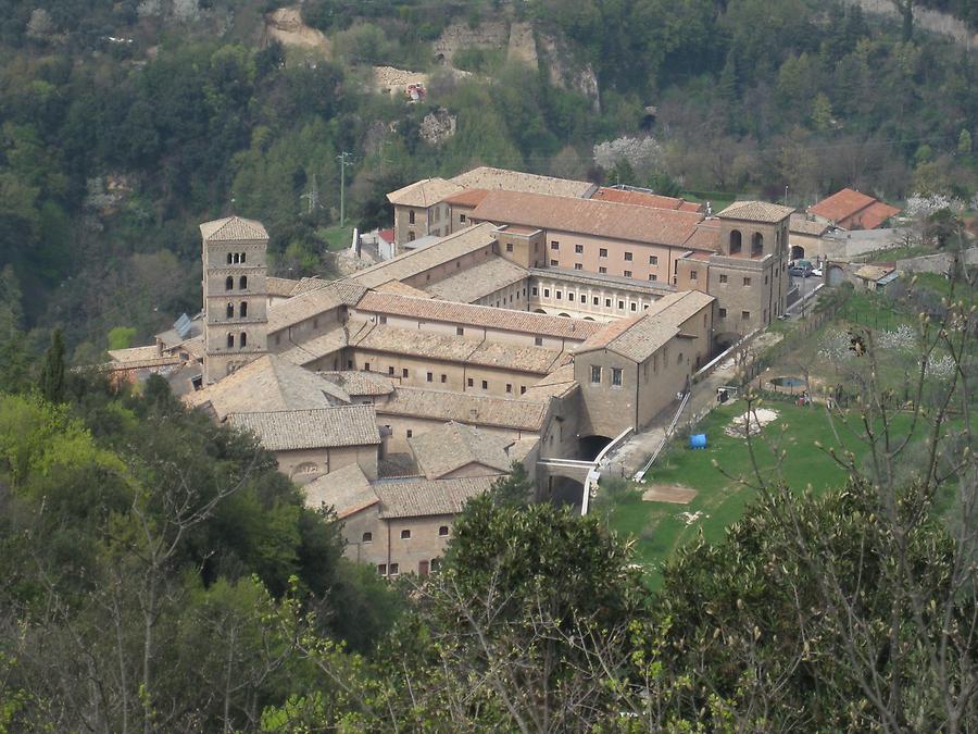 Subiaco - View of Abbey of Santa Scolastica
