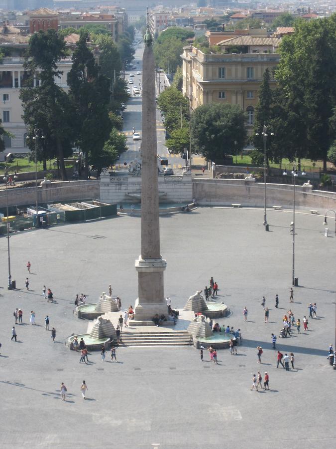Piazza del Popolo - Obelisco Flaminio