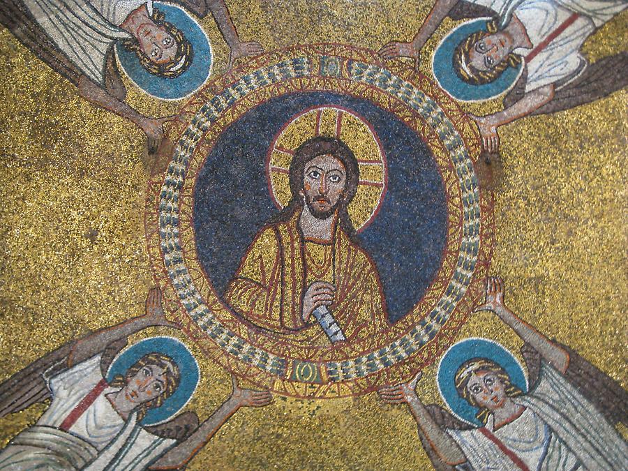 Rome - Basilica of Saint Praxedes, Golden Mosaic