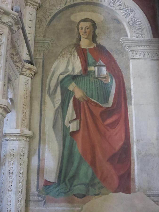 Arezzo - Cathedral; 'Santa Maria Maddalena', P. d. Francesca 1459