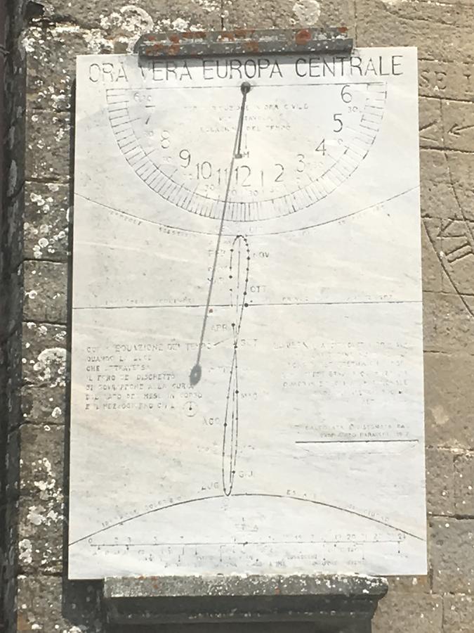 Chiusi della Verna - Santuario Francescano La Verna; Sundial